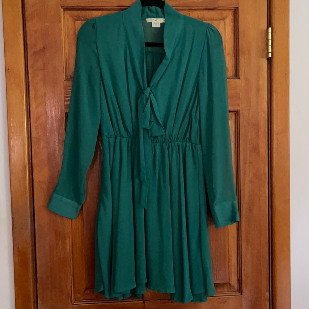 Green Chiffon Dress